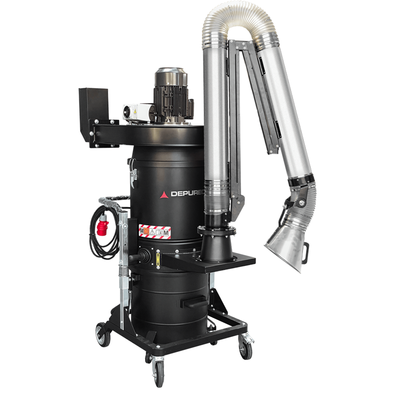 Depureco DF – mobil partikelfanger til luftbårent støv