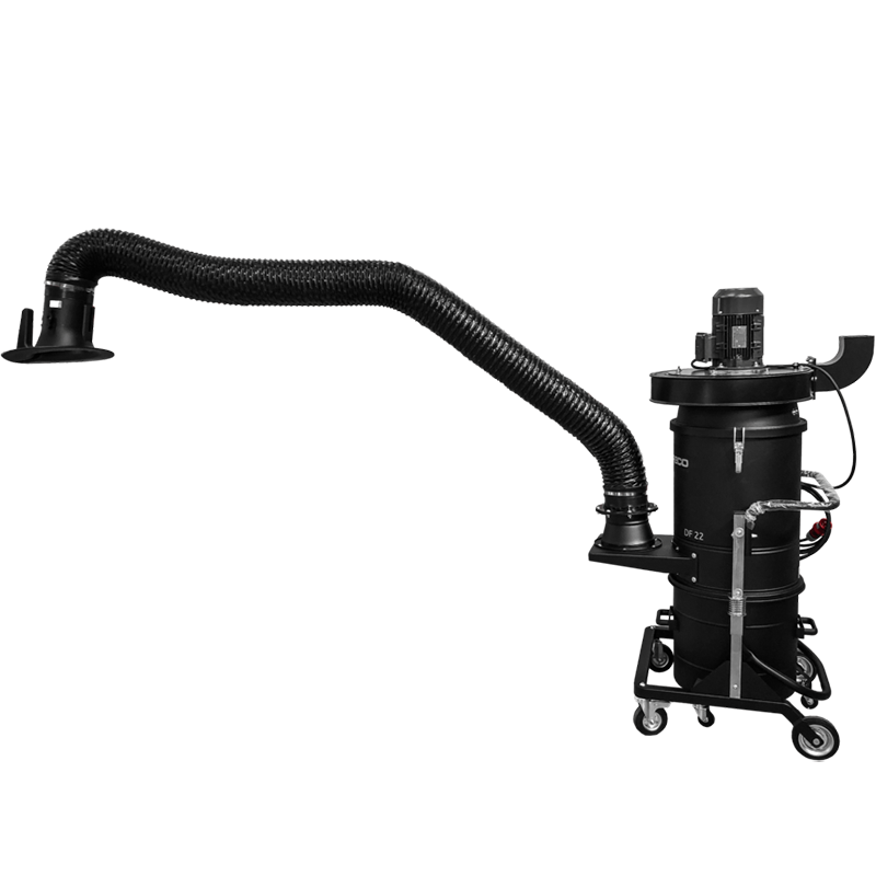 Depureco DF – mobil partikelfanger til luftbårent støv