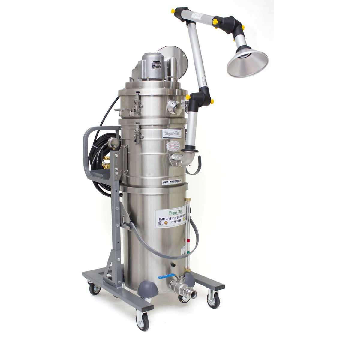 EXP1 IT 63L inert støvsuger med monteret udsugningsarm til processtøv