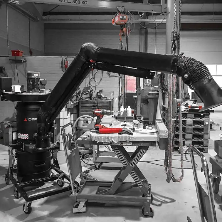 Depureco DF – mobil partikelfanger til luftbårent støv