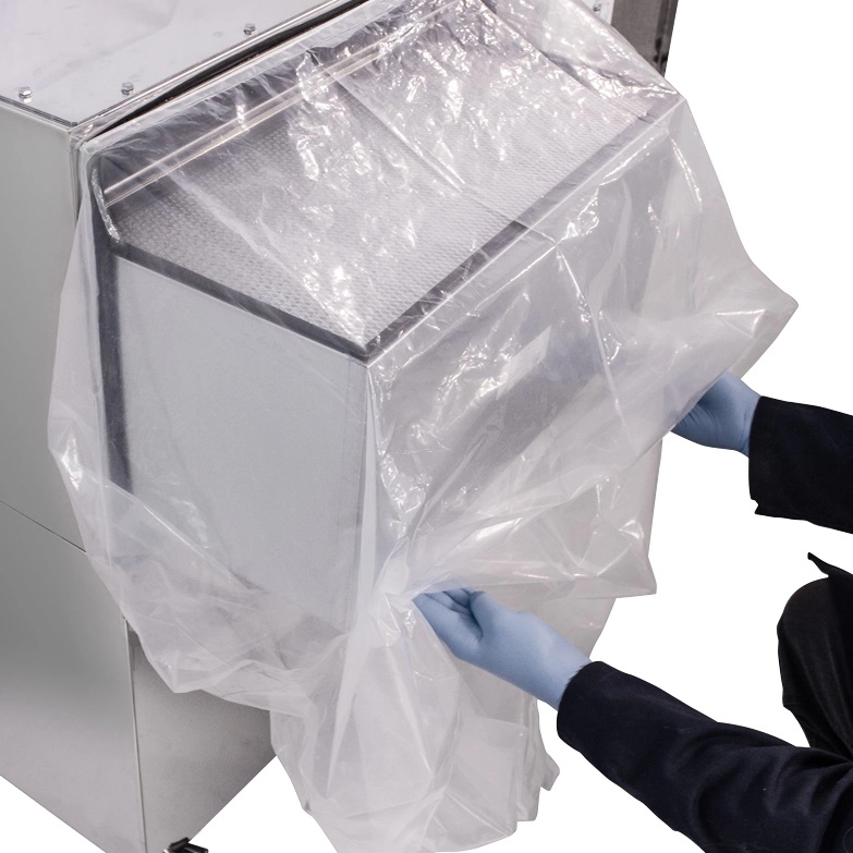 "Bag-Out" encapsulated removal of the HEPA filter