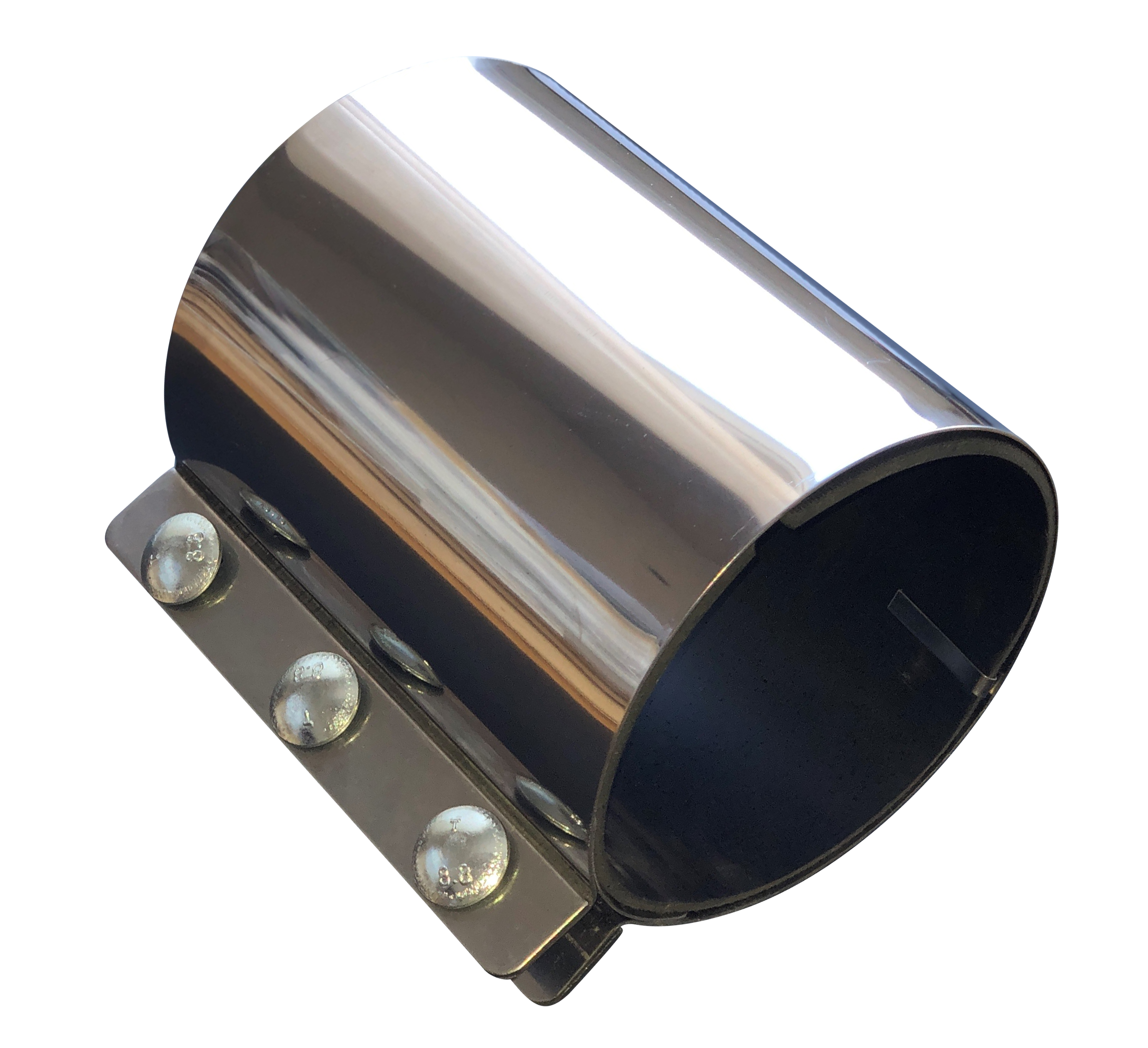 PICO-LM rørkobling 150 mm i rustfrit stål til samling af rør i industrielt udsugningssystem