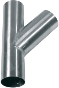 STBP galvaniseret grenrør med 45 graders afgrening til industrielt kanalsystem