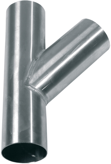 STBP galvaniseret grenrør med 45 graders afgrening til industrielt kanalsystem