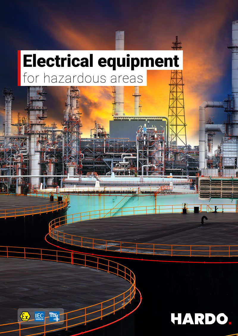 HARDO elektrisk udstyr til Ex-zoner – teknisk dokumentation ATEX IECEx