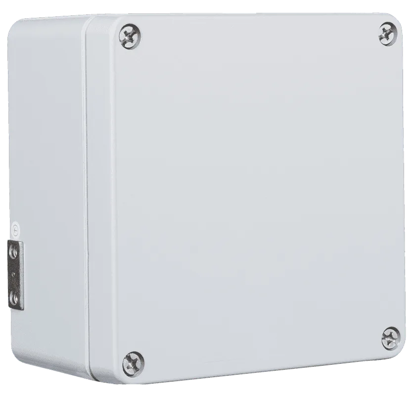 HARDO HTB1A eksplosionssikker klemkasse i kobberfriet aluminium – Zone 1, 2, 21 og 22, ATEX og IECEx certificeret, IP66